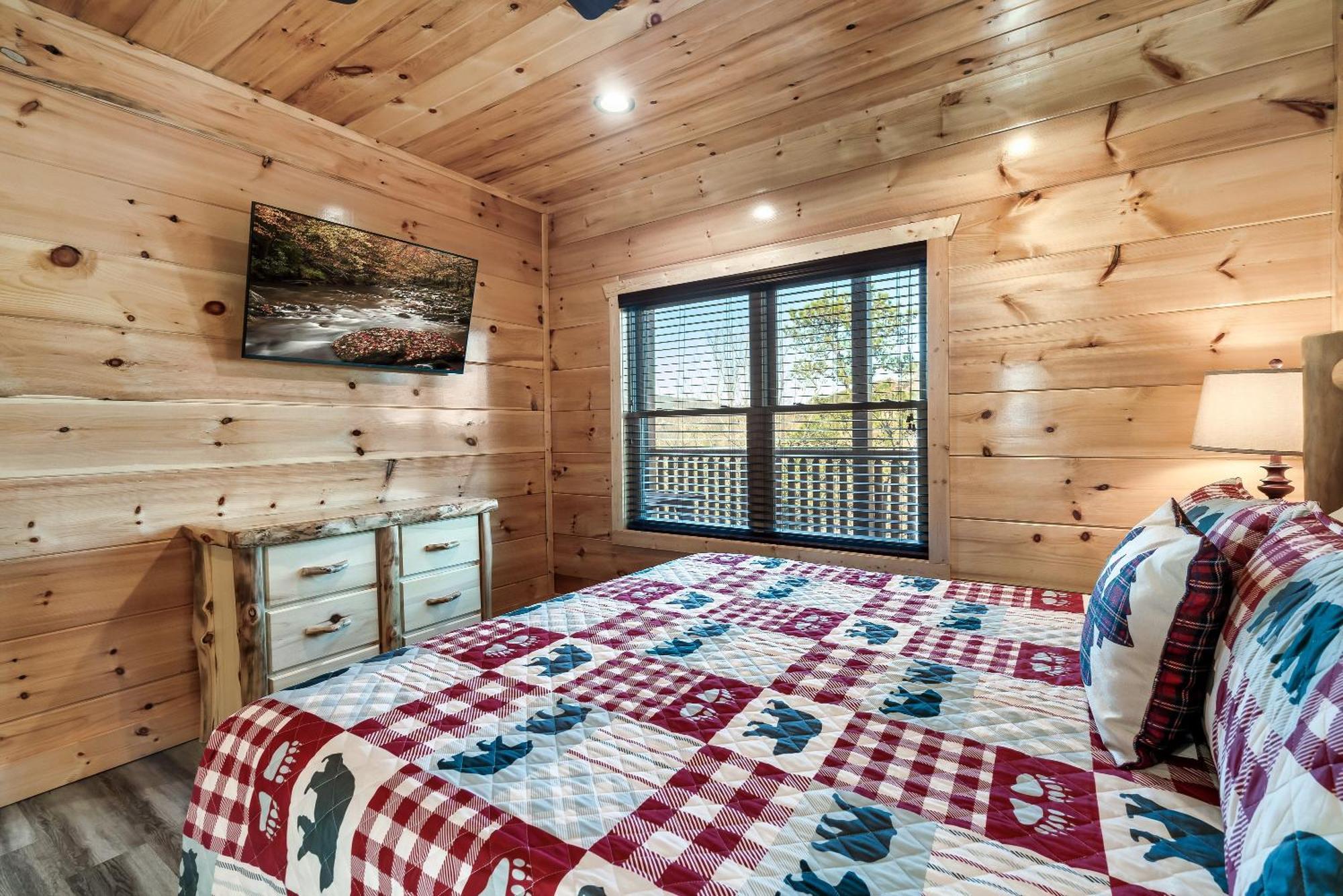 גטלינבורג Full Equipped Cabin With A Pool And Game Room Smokies Views מראה חיצוני תמונה