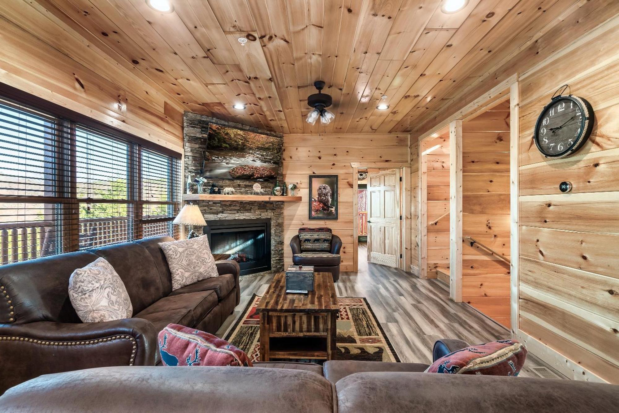 גטלינבורג Full Equipped Cabin With A Pool And Game Room Smokies Views מראה חיצוני תמונה