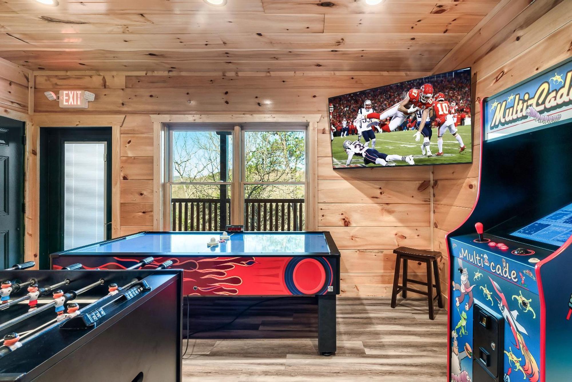 גטלינבורג Full Equipped Cabin With A Pool And Game Room Smokies Views מראה חיצוני תמונה